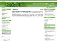 Website SC Rts Romanian Psychological Testing Services SRL