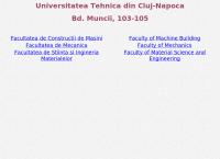 Website Universitatea Tehnica