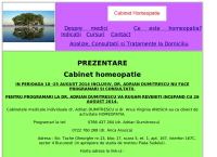 Website Cabinet Homeopatie