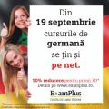 ExamPlus lanseaza cursurile online de germana pe 19 septembrie