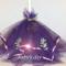 Lumanare botez decorata cu strasuri, puf, accesorii Mickey Mouse / Minnie Mouse