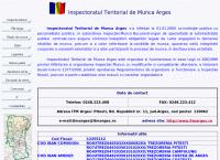 Website Inspectoratul Teritorial de Munca Arges