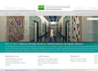 Website Clinica de Chirurgie Vasculara Spitalul Clinic Judeţean de Urgenţă