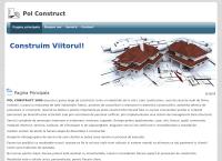 Website Pol Construct 2000 SRL