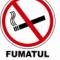 Panou de interdictie- Fumatul interzis
