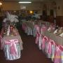sala aranjata pentru botez fetita
