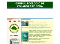 Website Grupul Ecologic de Colaborare Nera