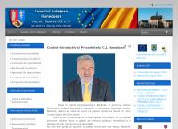 Website Consiliul Judeţean Hunedoara