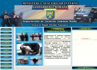 Website Inspectoratul de Jandarmi Judetean