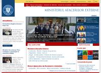 Website Ministerul Afacerilor Externe