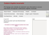 Website Pediall , Corectarea unghiilor încarnate