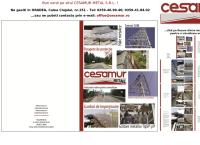 Website Cesamur Metal SRL