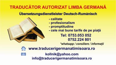 Traducator-Germana-Timis
