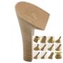 Toc plastic cu piele