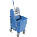 Galeata impartita pe roti de 12L+18L cu storcator New Line