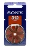 baterii auditive Sony 312