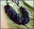 Coronita flori negre The bright side of the dark