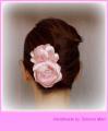Floare de par roz pal