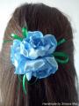 Accesoriu par Buchetel flori albastre