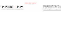 Website Cabinet Individual de Avocat Florin E. Popovici