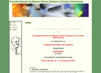Website Asociaţia Română de Hipnoză Clinică - Relaxare şi Terapie Ericksoniană
