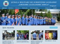 Website Şcoala Militară de Subofiţeri Jandarmi Grigore Alexandru Ghica