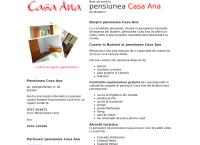 Website Pensiunea Casa Ana