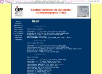 Website Centrul Judetean de Asistenta Psihopedagogica Timis
