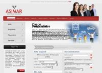 Website Asimar Insurance SRL
