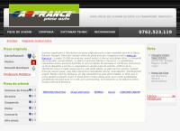 Website CarFrance Trading SRL