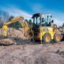 Buldoexcavator  cu picon JCB 1CX