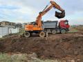 Inchiriere excavator pe roti, pneuri, excavari si sapaturi Bucuresti si Ilfov