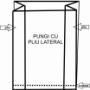 Pungi cu pliu lateral