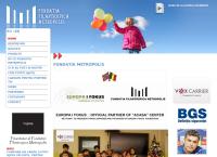 Website Fundatia Filantropica Metropolis