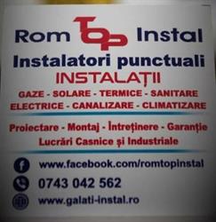 ROMTOP INSTAL - instalatori punctuali din 2009