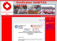 Website Sindicatul Sanitas Arges