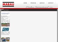 Website S.C. MABAU International S.R.L.