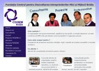 Website Fundaţia CDIMM Brăila