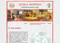Website Şcoala Agatonia Patrimoniul pentru copii