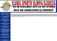 Website Clubului Sportiv Olimpia