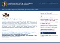 Website Colegiul Consilierilor Juridici Bacau