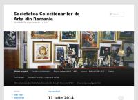 Website Societatea Colectionarilor de Arta din Romania