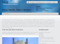 Website SC Pavaj Construct Srl.