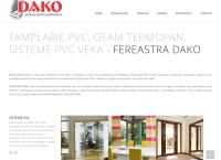 Website Fereastra Dako - Zona Sud