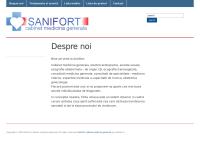 Website Sanifort cabinet medicina generala