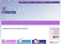 Website Cabinet Stomatologic Ridenta