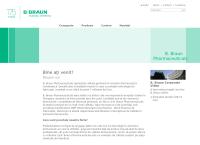 Website B. Braun Pharmaceuticals