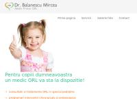 Website CMI Dr balanescu Mircea medic primar ORL