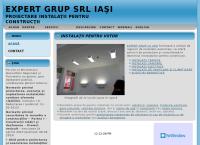 Website Expert Grup Iaşi - proiectare instalaţii