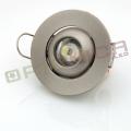 1W Spot LED Incastrabil rotund orientabil lumina alba calda
